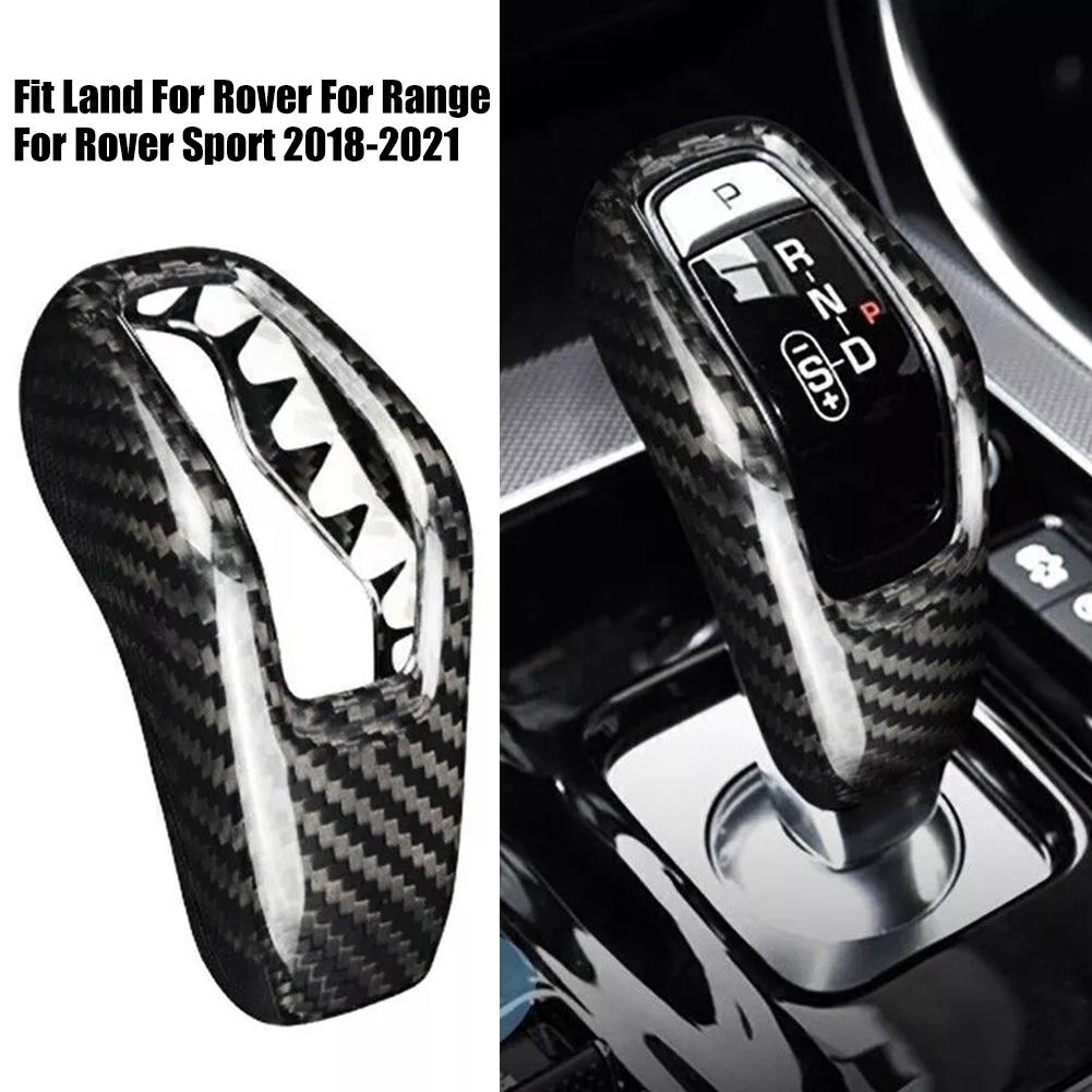Наклейка на ручку переключения передач из углеродного волокна для Land Rover, Range Rover 2018-2025, автомобильные аксессуары