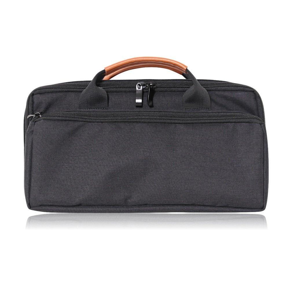 LOE Keyboard Bag, Compatible with PFU HHKB Professional/Lite2, Nintendo Switch, and HORI Grip Controllers (Black)