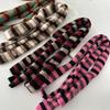 Narrow Striped Scarf Korean Style Winter Shawl Soft Cashmere Knitted Scarf  Autumn Winter