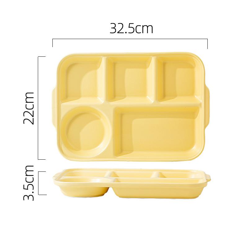 Керамическая раздельная обеденная тарелка многоразовая порционная тарелка с 5 отделениями сервировочное блюдо для закусок контейнер для еды кухонная посуда