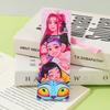 K-POP Охотники на демонов Акриловая закладка с кисточками - Аниме Руми Мира Коллекционный подарок для фанатов, Закладка для чтения Студенческий сувенир