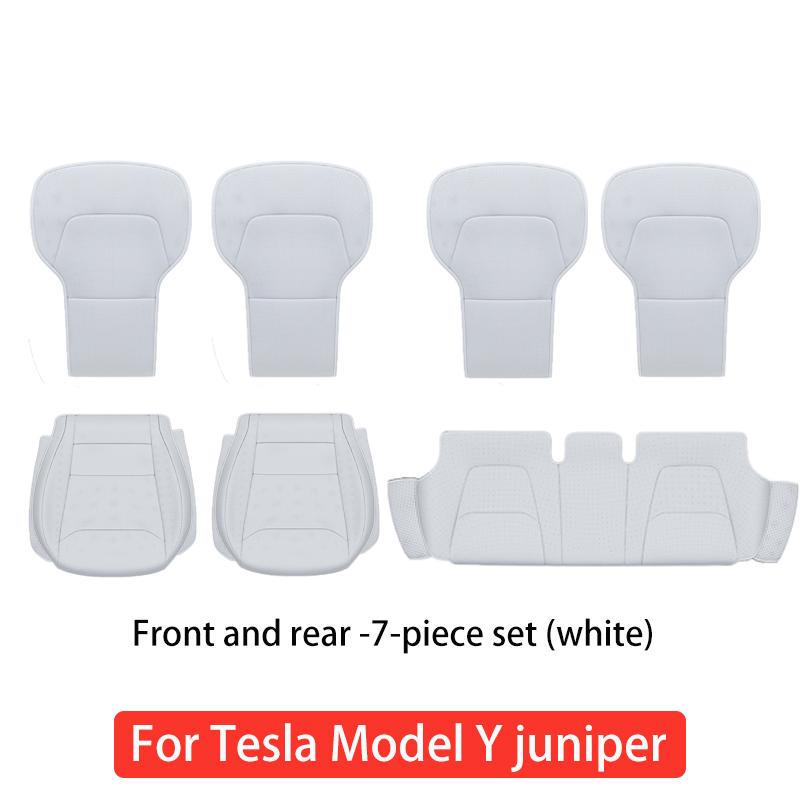 Для Tesla Model Y 2025 2026 juniper Вентиляция кожаный чехол на сиденье подушка Дышащий Удобное сиденье Аксессуары для интерьера