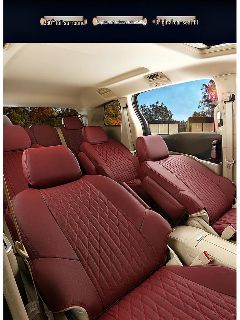 Buick Landzun GL8 Seven-Seat Leather Car Seat Cushion - All-Season Upholstery