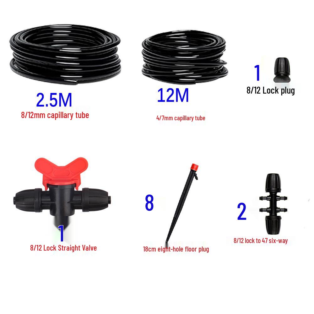 Регулируемый садовый дождеватель и система капельного полива