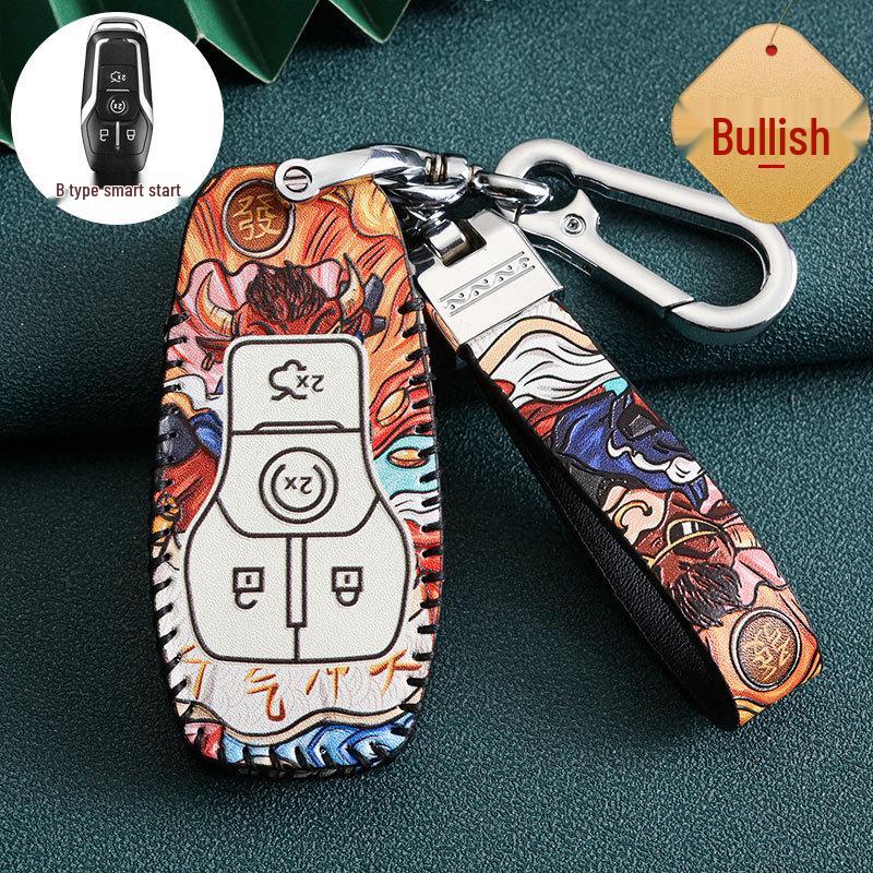 Чехол для ключа Ford для Fiesta, Focus, Kuga, Ecosport, Edge, Mondeo