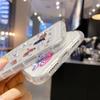 Милый Кавайный Кот Собака Наклейка Чехол для Телефона для iPhone 17 16 15 14 13 12 11 Pro Max Plus Корейский Стиль Ударопрочный Прозрачный Мягкий ТПУ Чехол