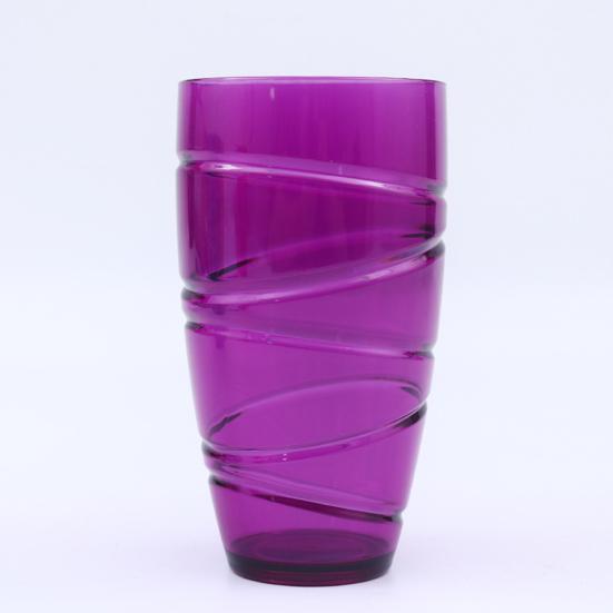 Набор из 4 пластиковых стаканов, многоразовые стаканы с вихревым дизайном, штабелируемые стаканы для воды для пикников в саду, кемпинга, барбекю, вечеринок