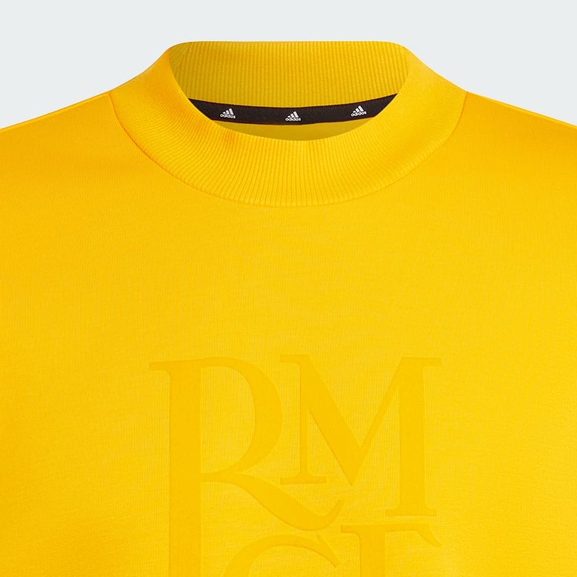 Adidas Свитшот с логотипом Real Madrid Print Мужской свитшот Желтый IT3808