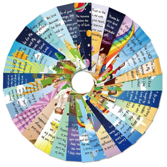 30 листов закладок со стихами из христианской Библии, бумага премиум-класса, вдохновляющий дизайн закладки с живописным фоном, вдохновляющие инструменты для чтения