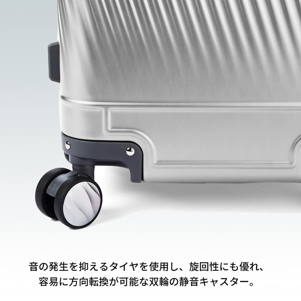 Чемодан размера S 1 ночь 2 дня 2 ночи 3 дня 32 л алюминиевый 4 кг чехол для переноски сумка Argonum 49 см серебристый [Ace Tokyo] ручная кладь 2-F No.06991