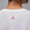 (WMNS) Air Jordan Graphic T-Shirt 'White Red' Women's FD7202-100