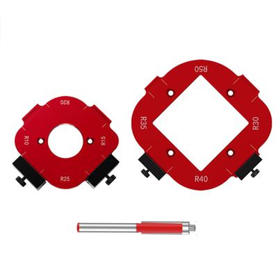 Фреза для скругления углов Шаблон из алюминиевого сплава для фрезерного стола Радиусный шаблон для углов R10 R15 R20 R25