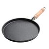 Сковорода 26 см, чугунная сковорода для приготовления пищи на кухне, отличное распределение тепла, сохранение тепла, удобная ручка