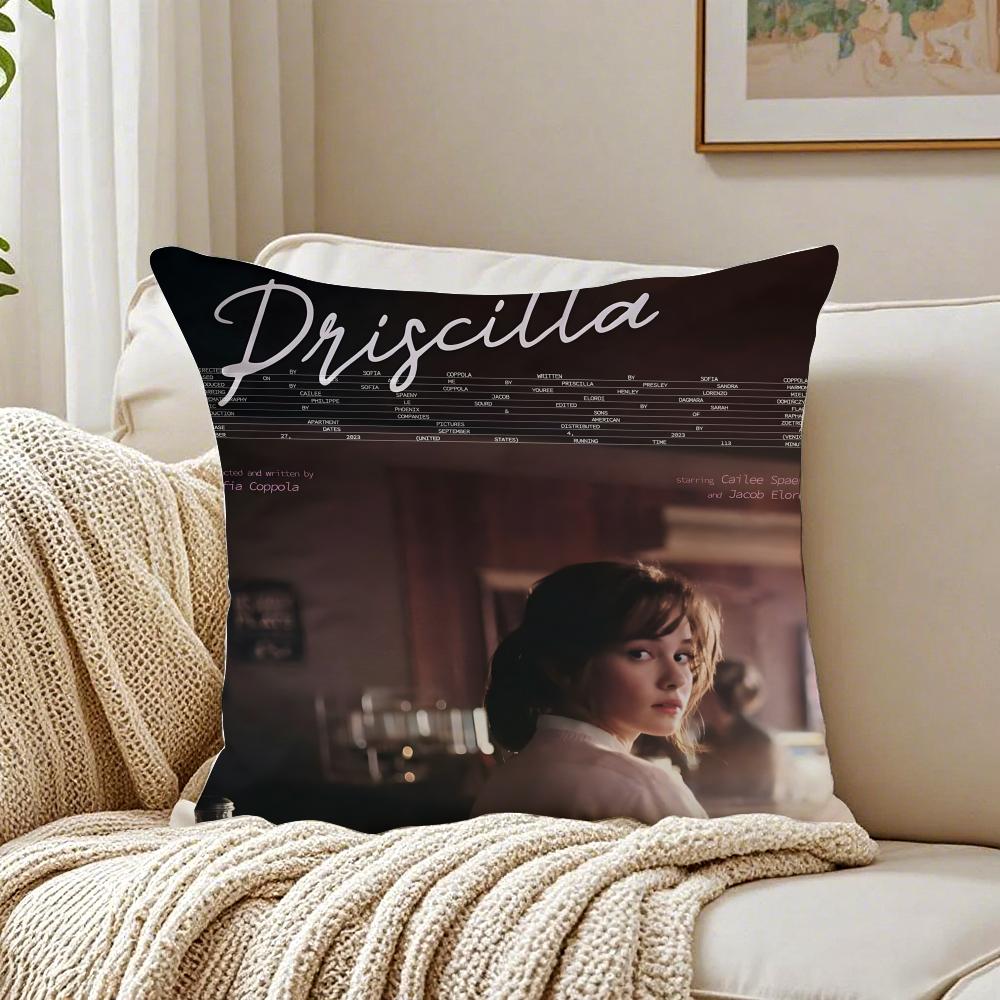 singer pop PPriscilla Cushion Cover Pillowcase Antidustmite living Room Sofa Decor Cushion Room