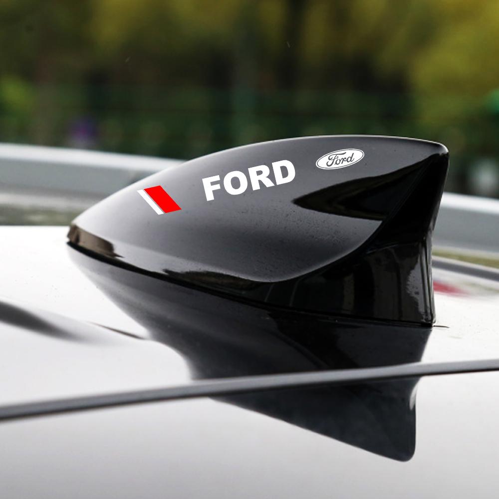 SFXU9 4 шт. Значок-эмблема на ручку двери автомобиля для Ford Focus Fiesta Ranger Mondeo S-MAX Kuga Mustang ПВХ Автомобильные аксессуары для тюнинга экстерьера