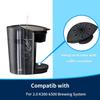 Черный пластиковый поддон для воды, герметичный поддон для капель кофе, легко моющийся нижний поддон, поддон для раковины для кофемашины K400 K500