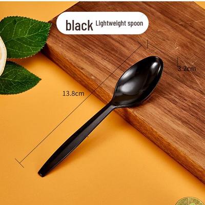 Легкие пластиковые десертные и суповые ложки
