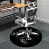 1PC Evanescence Music Office Round Area Rug, Indoor Mat Suitable For Office, Under Office Chairs Bedroom Living Room Home Decor DT1212041