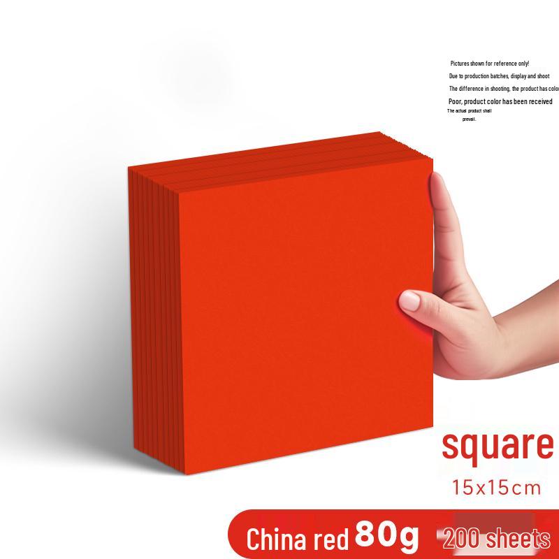 Ярко-красная бумага формата A4/A5, 70 г/м², для печати, офиса и рукоделия