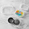 2pcs White Dishwasher Small Items Basket Plastic Cutlery Cleaning Basket  Chopstick