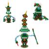 Gobricks MOC Zeldaing Wild Breath Демонический Страж Щит Солдат Кирпичи Сокрушитель Магическая Статуя Стюард Строительные Блоки Игрушка Подарки