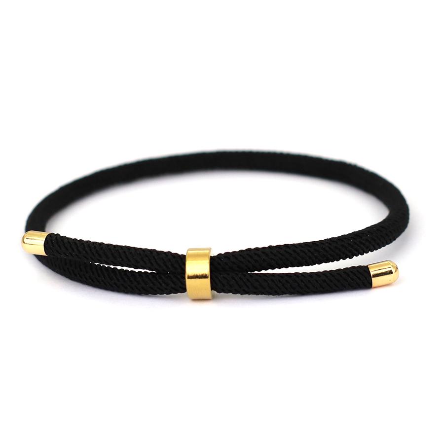 Simple Style Rope Bracelet For Men Unfading 6 Colors Grade A 4mm Thread Luck Red Braslet Valentine Day Gift Pulsera Cuerda