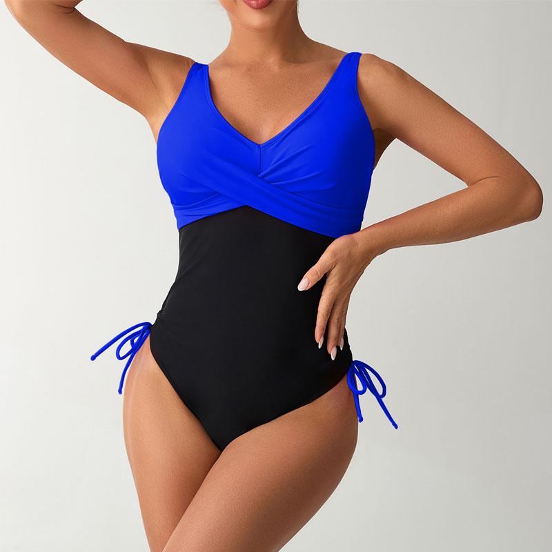 Цельный вставной цветной купальник женский купальник Cri-Cross летний пляжный купальный костюм женский купальный костюм