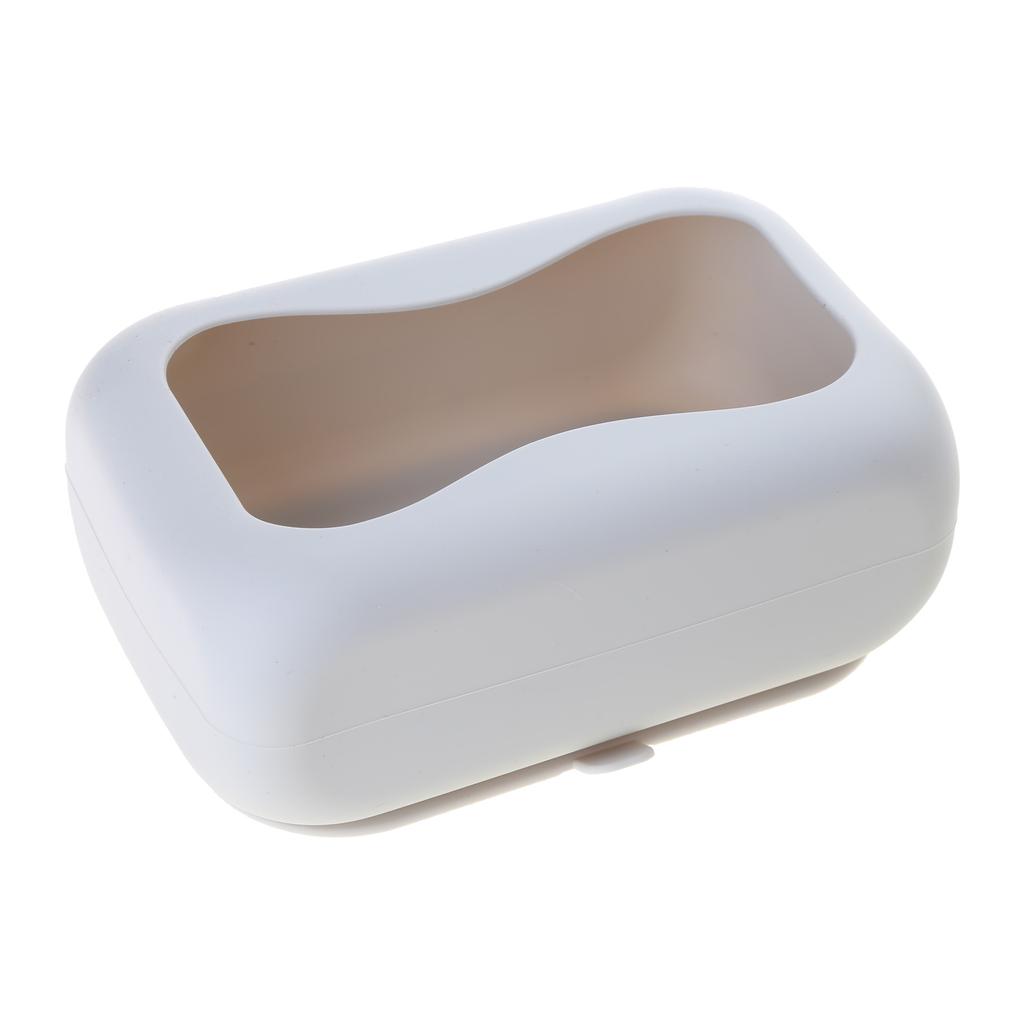 Коробка для салфеток для ванной комнаты, кухни, настенный диспенсер для хранения салфеток, держатель для бумажных полотенец, контейнер для салфеток на присоске