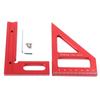 3D Multi Angle Measuring Ruler 45 90 Degree Aluminum Alloy Woodworking Square Protractor Miter