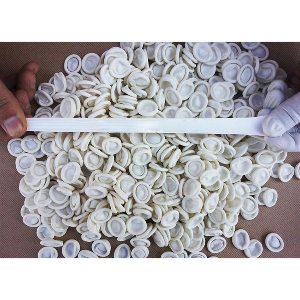 Set of 100 Finger Guards Protective Finger Sleeves Latex Finger Coverings Comfortable Sleeves for Professional Use