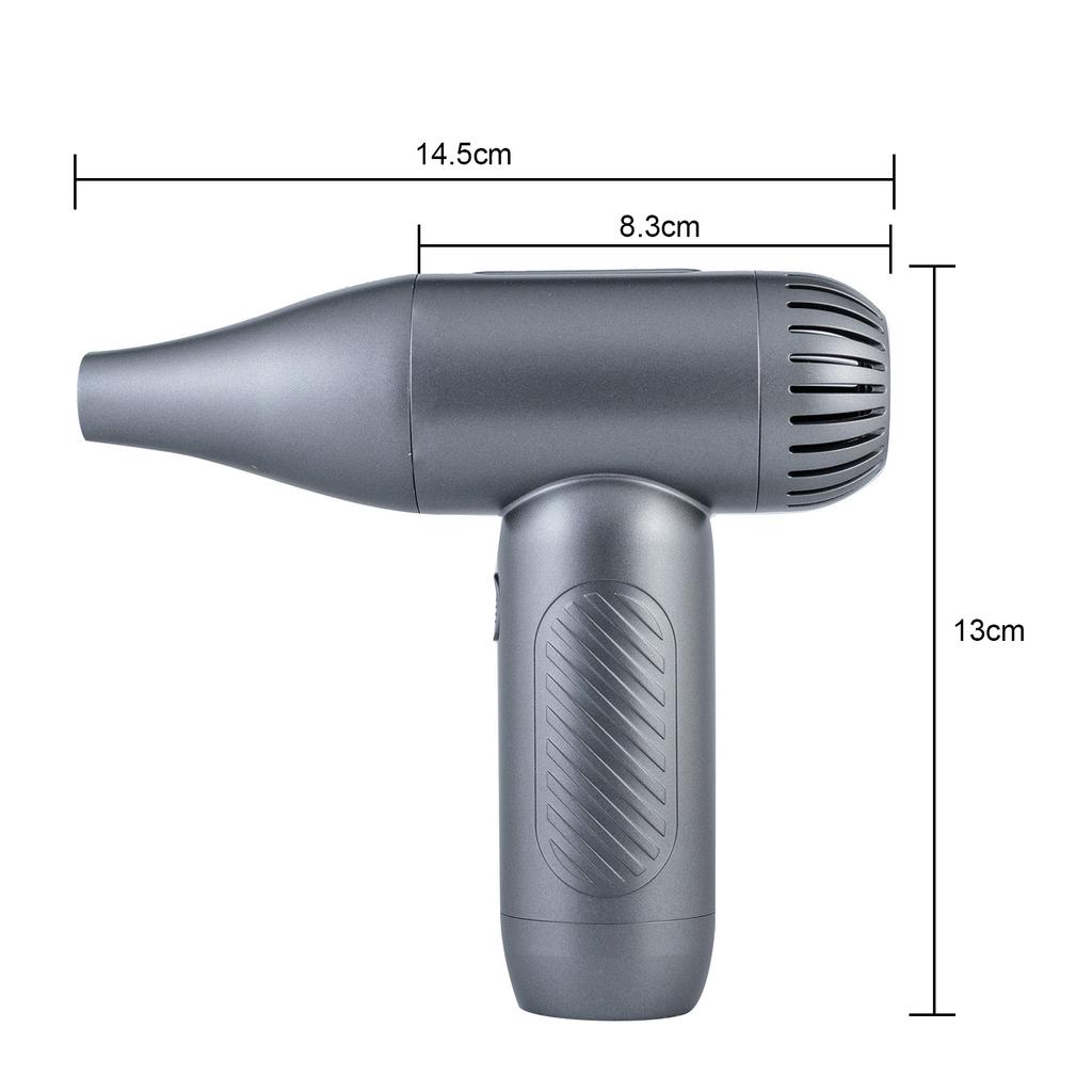 Мини-портативный турбинный фен K16, бесщеточный двигатель 65 Вт, мощность всасывания 90000 об/мин, 4000 Па, 4 шт.