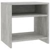 VidaXL Bedside Table Concrete Grey 40 X 30 X 40 Cm Chipboard