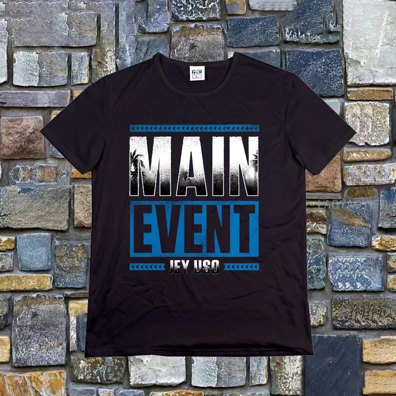 Ретро футболка Jey Uso Yeet Забавные цитаты Wresting Lovers Графическая футболка Мягкая унисекс футболка с круглым вырезом Летняя футболка Модные топы