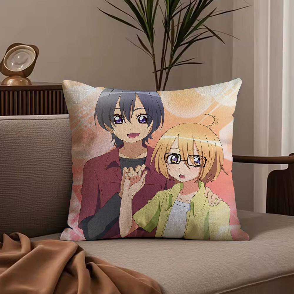 Наволочка для подушки Anime L-Love S-Stage, пылезащитная, с потайной молнией, из шелковистого короткого плюша, чехол для диванной подушки