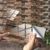 12/24/48pcs 3D Marble Crystal Self-adhesive Wall Sticker Mosaic Wallpaper Kitchen Oil Sticker Bathroom Tile Wall Stickers Waterproof