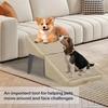 Split Dog Staircase Safety Ramp Dual-purpose Folding Wooden Footstool Sofa Steps For Large Medium Small Dogs Cats Puppy Supply