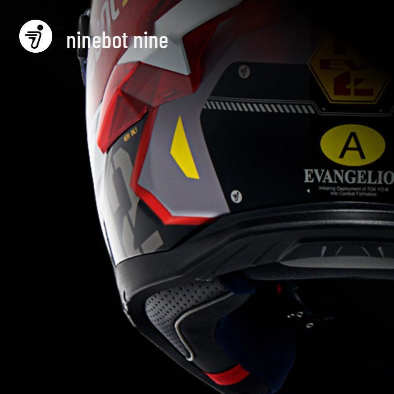Шлем Ninebot Nine Electric EVA Unit 02 Asuka, полнолицевой, сертифицирован 3C для электромотоциклов