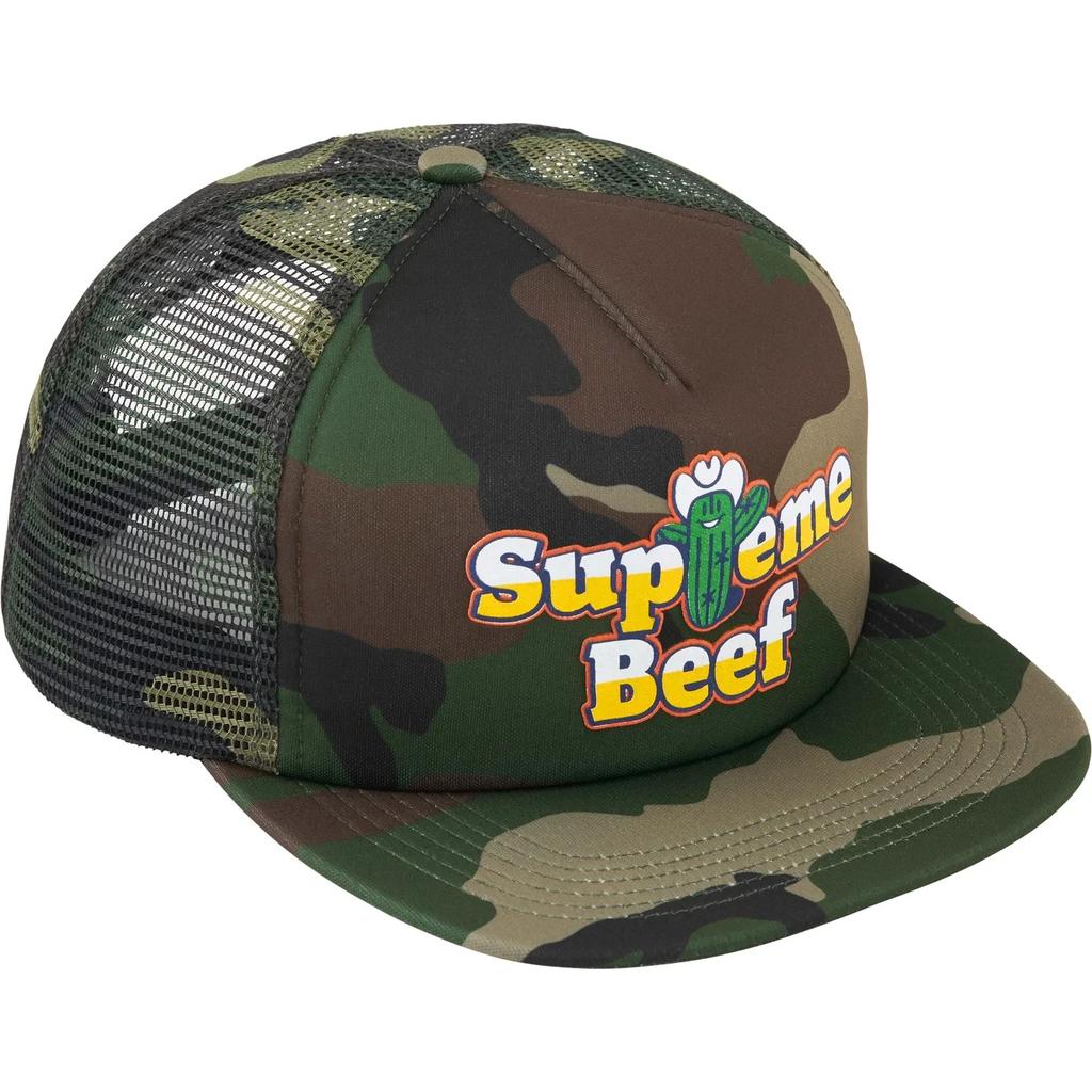 Supreme Сетчатая спинка говяжьего цвета 5-панельная камуфляжная