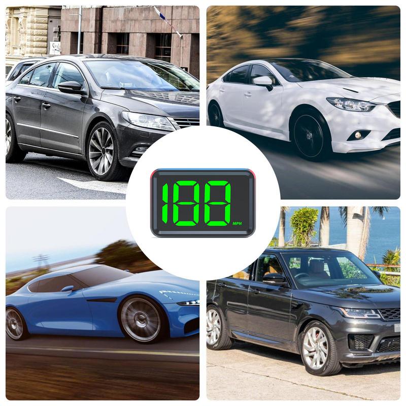 Автомобильный Hud Head Up Display Электронный Hud-проектор Head Up Display Мини цифровой спидометр с 3,2-дюймовым светодиодным экраном Hud для