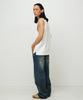 ENDOOR Struct Line Punching Sleeveless (White)