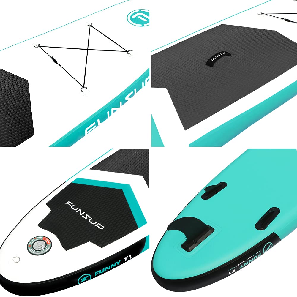 Забавный Y1 Надувной SUP Падлборд для гонок и путешествий iSUP Мятно-зеленый Серфборд, Доска, и