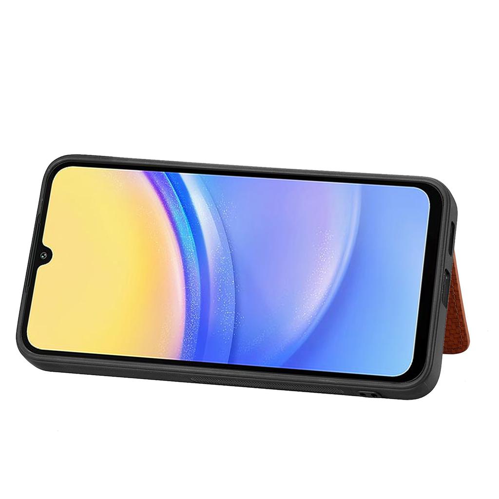 Чехол для Honor 400 Lite 5G с блокировкой RFID, задняя крышка из кожи с углеволокном и держателем для карт