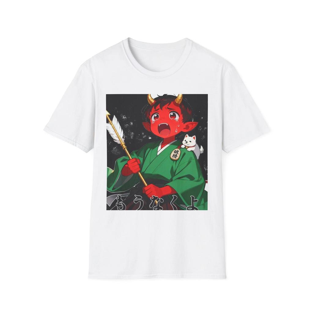 Japanese Horror Culture T-Shirt - New Year Shrine Visit Motif