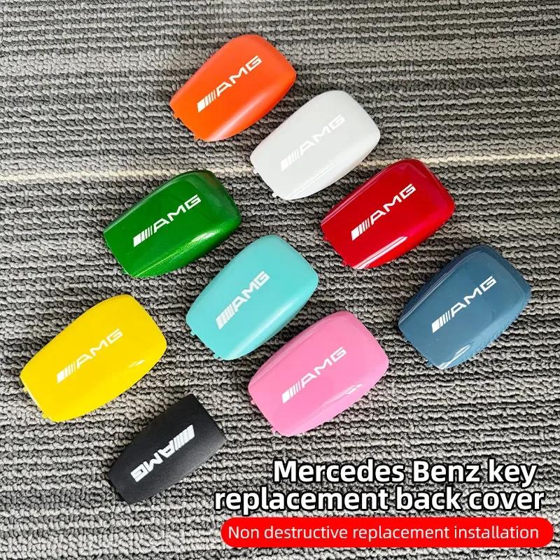 Benz-yghc-For Mercedes Benz AMG A B C E S Class W204 W205 W212 W213 W176 GLC CLE CLA GLB GLC GLS W177 W222 AMG car key shell rear cover590000 ZR3