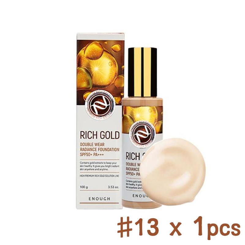 ENOUGH Тональный крем Premium Rich Gold Double Wear Radiance 100 мл (9 вариантов)