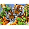 DIY Тигр 5D алмазная живопись полная круглая дрель смола животное Алмазная вышивка крестиком мозаика комплект настенное искусство домашний декор подарок