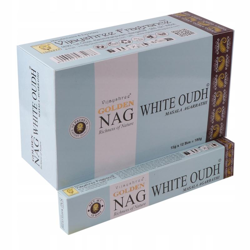 Golden Nag Incense Sticks 15G - White Oud