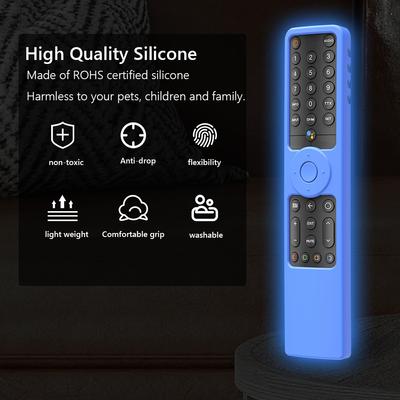 Силиконовый чехол для пульта Xiaomi P1 Mi TV A2 58 55 50 43 32 43 P1E55 BT Голосовой Светящийся Чехол для Пульта XMRM-19 ТВ-стик 86''