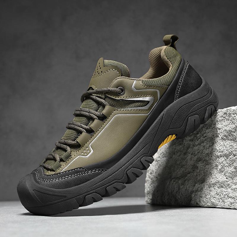 Outdoor sports hiking shoes low-top Baotou tooling shoes 46Ozon popular casual shoes men