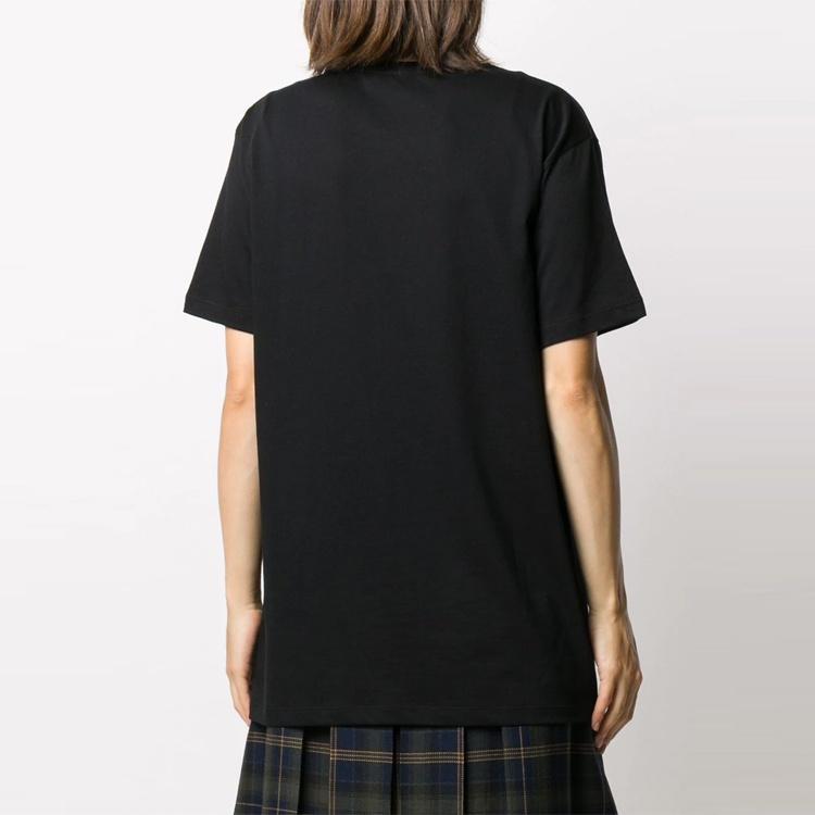 GUCCI T Shirts Women's Black Crew Neck Moderate Straight Fit 615044-XJCRI-1082